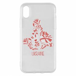 Чехол из раздела Авторские принты Українські орнаменті квіти для Apple iPhone X/Xs - FATLINE Чехол из раздела Авторские принты Українські орнаменті квіти для Apple iPhone X/Xs