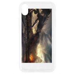 Чехол из раздела Дом дракона Дракон арт для Apple iPhone XR - FATLINE Чехол из раздела Дом дракона Дракон арт для Apple iPhone XR