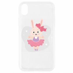Чохол з розділу Дівчатам Зайчик балерина для Apple iPhone XR - FATLINE Чохол з розділу Дівчатам Зайчик балерина для Apple iPhone XR