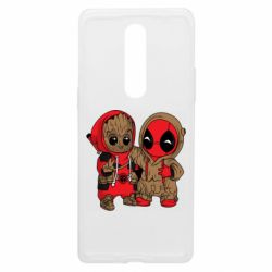 Чехол из раздела Стражи Галактики Baby Groot And Deadpool для OnePlus 8