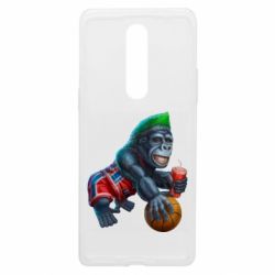 Чехол из раздела Баскетбол Gorilla and basketball ball для OnePlus 8