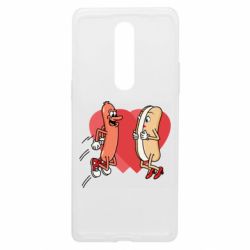 Чехол из раздела 14 Февраля Hot dog love для OnePlus 8 - FATLINE Чехол из раздела 14 Февраля Hot dog love для OnePlus 8