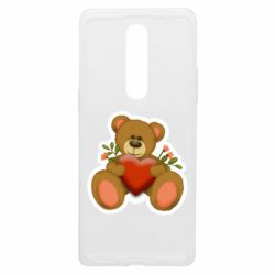 Чехол из раздела Авторские принты Мишка с сердцем для OnePlus 8 - FATLINE Чехол из раздела Авторские принты Мишка с сердцем для OnePlus 8