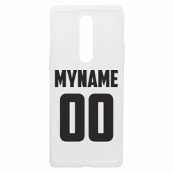 Чехол из раздела Фамилия и номер My name American для OnePlus 8