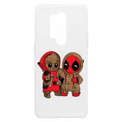 Чехол из раздела Стражи Галактики Baby Groot And Deadpool для OnePlus 8 Pro
