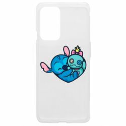 Чохол з розділу Ліло та Стіч Стіч з лялькою для OnePlus 9 - FATLINE Чохол з розділу Ліло та Стіч Стіч з лялькою для OnePlus 9