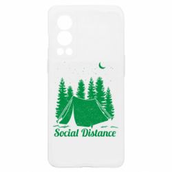 Чохол з розділу Кемпінг Camping social distance для OnePlus Nord2 5G - FATLINE Чохол з розділу Кемпінг Camping social distance для OnePlus Nord2 5G
