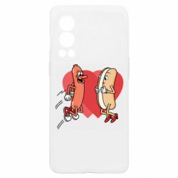 Чехол из раздела 14 Февраля Hot dog love для OnePlus Nord2 5G - FATLINE Чехол из раздела 14 Февраля Hot dog love для OnePlus Nord2 5G