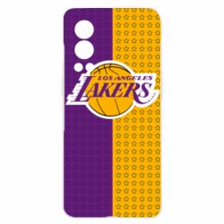 Чехол из раздела Баскетбол Los Angeles Lakers and stars для OnePlus Nord2 5G - FATLINE Чехол из раздела Баскетбол Los Angeles Lakers and stars для OnePlus Nord2 5G