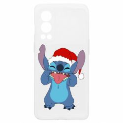 Чохол з розділу Ліло та Стіч Новорічний Стіч для OnePlus Nord2 5G - FATLINE Чохол з розділу Ліло та Стіч Новорічний Стіч для OnePlus Nord2 5G