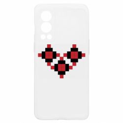 Чехол из раздела Вишиванки Серце вишиванка для OnePlus Nord2 5G - FATLINE Чехол из раздела Вишиванки Серце вишиванка для OnePlus Nord2 5G