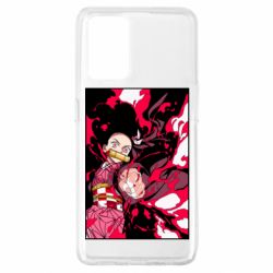 Чехол из раздела Demon Slayer Nezuko dynamic art для Oppo A74 4G