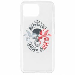 Чехол из раздела Мотоциклистам Moto skull для Oppo Reno 4 Lite - FATLINE Чехол из раздела Мотоциклистам Moto skull для Oppo Reno 4 Lite