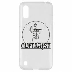 Чехол из раздела Музыка Guitar player. для Samsung A01/M01 - FATLINE Чехол из раздела Музыка Guitar player. для Samsung A01/M01