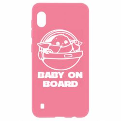 Чехол из раздела Мандалорец Вaby on board для Samsung A10 - FATLINE Чехол из раздела Мандалорец Вaby on board для Samsung A10