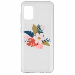 Чехол из раздела Авторские принты Тропические листья для Samsung A31 - FATLINE Чехол из раздела Авторские принты Тропические листья для Samsung A31