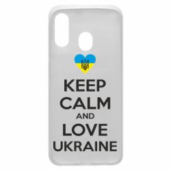Чехол из раздела KEEP CALM Keep calm and love для Samsung A40