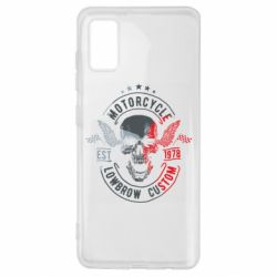 Чехол из раздела Мотоциклистам Moto skull для Samsung A41 - FATLINE Чехол из раздела Мотоциклистам Moto skull для Samsung A41