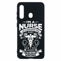 Чехол из раздела Врачам Nurse I'm Never Wrong для Samsung M40 - FATLINE Чехол из раздела Врачам Nurse I'm Never Wrong для Samsung M40