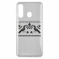 Чехол из раздела Авторские принты Украинские орнаменты: калина и птицы для Samsung M40 - FATLINE Чехол из раздела Авторские принты Украинские орнаменты: калина и птицы для Samsung M40