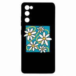 Чехол из раздела Авторские принты Ромашки на голубом для Samsung S20 FE - FATLINE Чехол из раздела Авторские принты Ромашки на голубом для Samsung S20 FE