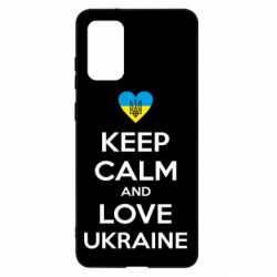 Чехол из раздела KEEP CALM Keep calm and love для Samsung S20+