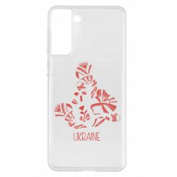 Чехол из раздела Авторские принты Українські орнаменті квіти для Samsung S21+ - FATLINE Чехол из раздела Авторские принты Українські орнаменті квіти для Samsung S21+
