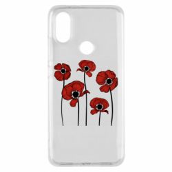 Чехол из раздела Авторские принты Цветы вокруг следов от пуль для Xiaomi Mi A2 - FATLINE Чехол из раздела Авторские принты Цветы вокруг следов от пуль для Xiaomi Mi A2