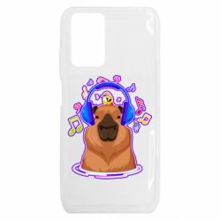 Чехол из раздела Авторские принты Музыкальная Капибара для Xiaomi Redmi 10 - FATLINE Чехол из раздела Авторские принты Музыкальная Капибара для Xiaomi Redmi 10