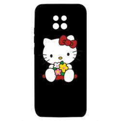 Чехол из раздела Hello Kitty Kitty с букетиком для Xiaomi Redmi 10X 5G