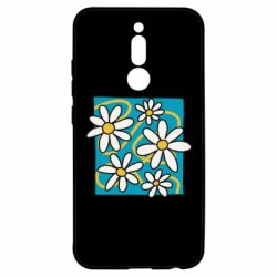 Чехол из раздела Авторские принты Ромашки на голубом для Xiaomi Redmi 8 - FATLINE Чехол из раздела Авторские принты Ромашки на голубом для Xiaomi Redmi 8