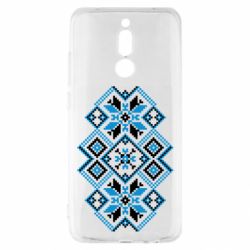 Чехол из раздела Вишиванки Украинский узор голубой для Xiaomi Redmi 8 - FATLINE Чехол из раздела Вишиванки Украинский узор голубой для Xiaomi Redmi 8