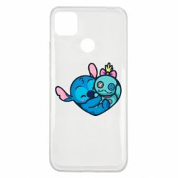 Чохол з розділу Ліло та Стіч Стіч з лялькою для Xiaomi Redmi 9c - FATLINE Чохол з розділу Ліло та Стіч Стіч з лялькою для Xiaomi Redmi 9c