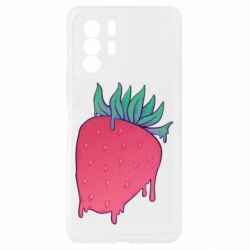 Чехол из раздела Любителям еды Strawberry art для Xiaomi Redmi Note 10 Pro 5G - FATLINE Чехол из раздела Любителям еды Strawberry art для Xiaomi Redmi Note 10 Pro 5G
