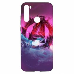 Чехол из раздела Мстители Avengers logo and space для Xiaomi Redmi Note 8T - FATLINE Чехол из раздела Мстители Avengers logo and space для Xiaomi Redmi Note 8T