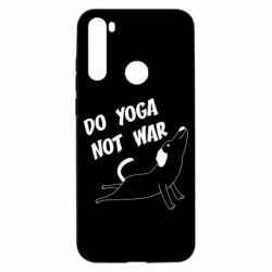 Чехол из раздела Йога Do yoga not war для Xiaomi Redmi Note 8T - FATLINE Чехол из раздела Йога Do yoga not war для Xiaomi Redmi Note 8T