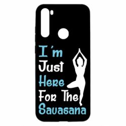 Чехол из раздела Йога I'm just here for the savasana для Xiaomi Redmi Note 8T - FATLINE Чехол из раздела Йога I'm just here for the savasana для Xiaomi Redmi Note 8T