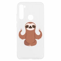 Чехол из раздела Йога Sloth Yogi для Xiaomi Redmi Note 8T - FATLINE Чехол из раздела Йога Sloth Yogi для Xiaomi Redmi Note 8T