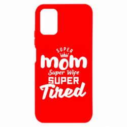 Чехол из раздела Мама Super mom Super wife для Xiaomi Redmi Note 9 4G - FATLINE Чехол из раздела Мама Super mom Super wife для Xiaomi Redmi Note 9 4G