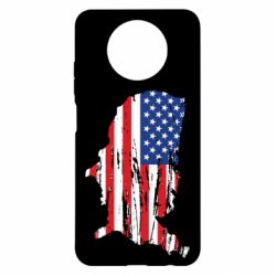 Чохол з розділу Країни America Flag Shape для Xiaomi Redmi Note 9 5G/Redmi Note 9T - FATLINE Чохол з розділу Країни America Flag Shape для Xiaomi Redmi Note 9 5G/Redmi Note 9T