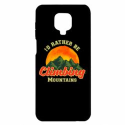 Чохол з розділу Туризм I'd rather be climbing для Xiaomi Redmi Note 9S/9Pro/9Pro Max - FATLINE Чохол з розділу Туризм I'd rather be climbing для Xiaomi Redmi Note 9S/9Pro/9Pro Max