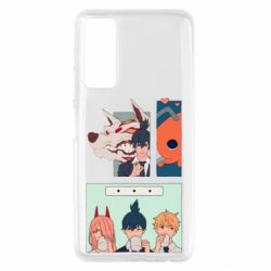 Чехол из раздела Человек-бензопила Команда Аки для Huawei P Smart 2021