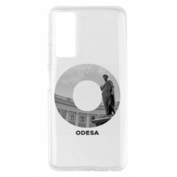 Чехол из раздела Коллекции Odesa Black & White для Huawei P Smart 2021 - FATLINE Чехол из раздела Коллекции Odesa Black & White для Huawei P Smart 2021