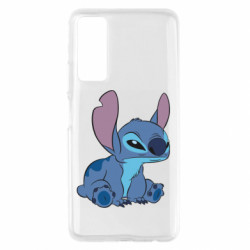 Чехол из раздела Лило и Стич Подозрительный Стич для Huawei P Smart 2021 - FATLINE Чехол из раздела Лило и Стич Подозрительный Стич для Huawei P Smart 2021