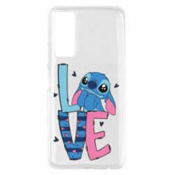 Чехол из раздела Лило и Стич Стич Love для Huawei P Smart 2021 - FATLINE Чехол из раздела Лило и Стич Стич Love для Huawei P Smart 2021