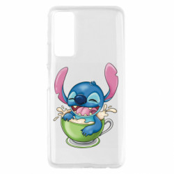 Чехол из раздела Лило и Стич Стич в кофе для Huawei P Smart 2021 - FATLINE Чехол из раздела Лило и Стич Стич в кофе для Huawei P Smart 2021
