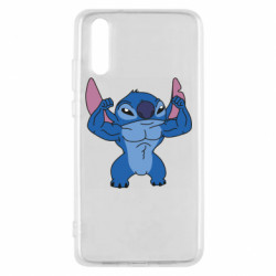 Чехол из раздела Лило и Стич Muscle stich для Huawei P20 - FATLINE Чехол из раздела Лило и Стич Muscle stich для Huawei P20
