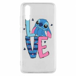 Чехол из раздела Лило и Стич Стич Love для Huawei P20 - FATLINE Чехол из раздела Лило и Стич Стич Love для Huawei P20