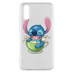 Чехол из раздела Лило и Стич Стич в кофе для Huawei P20 - FATLINE Чехол из раздела Лило и Стич Стич в кофе для Huawei P20