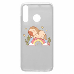 Чохол з розділу Авторські принти Сплячий кінь на веселці для Huawei P30 Lite - FATLINE Чохол з розділу Авторські принти Сплячий кінь на веселці для Huawei P30 Lite